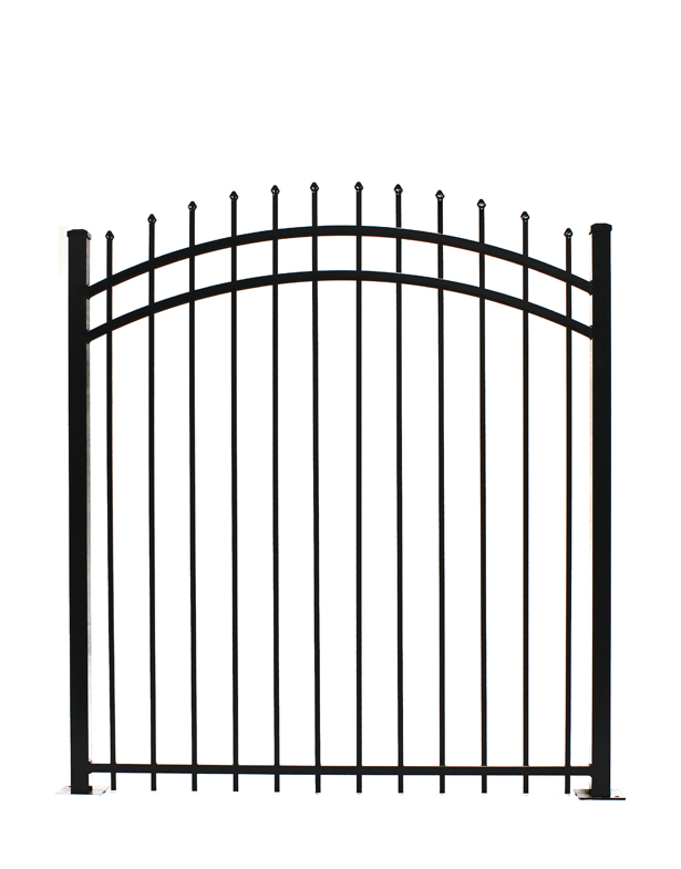 Series B 3 Rail Standard Bottom 5' Arch Gate - Powers Fence Supply